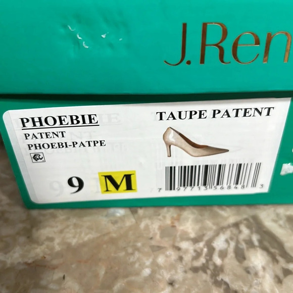 J.Renee Phoebi,women shoes,NEW, pumps,Patente Gold accent,glam,shine,event,prom - Picture 14 of 15